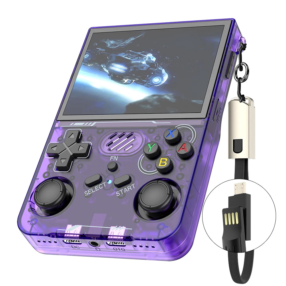R36S Updated R36XX Retro Handheld Game Console Linux ARKOS 3.5Inch IPS Screen Portable Pocket Video Player Wi-Fi Games Kid Gift