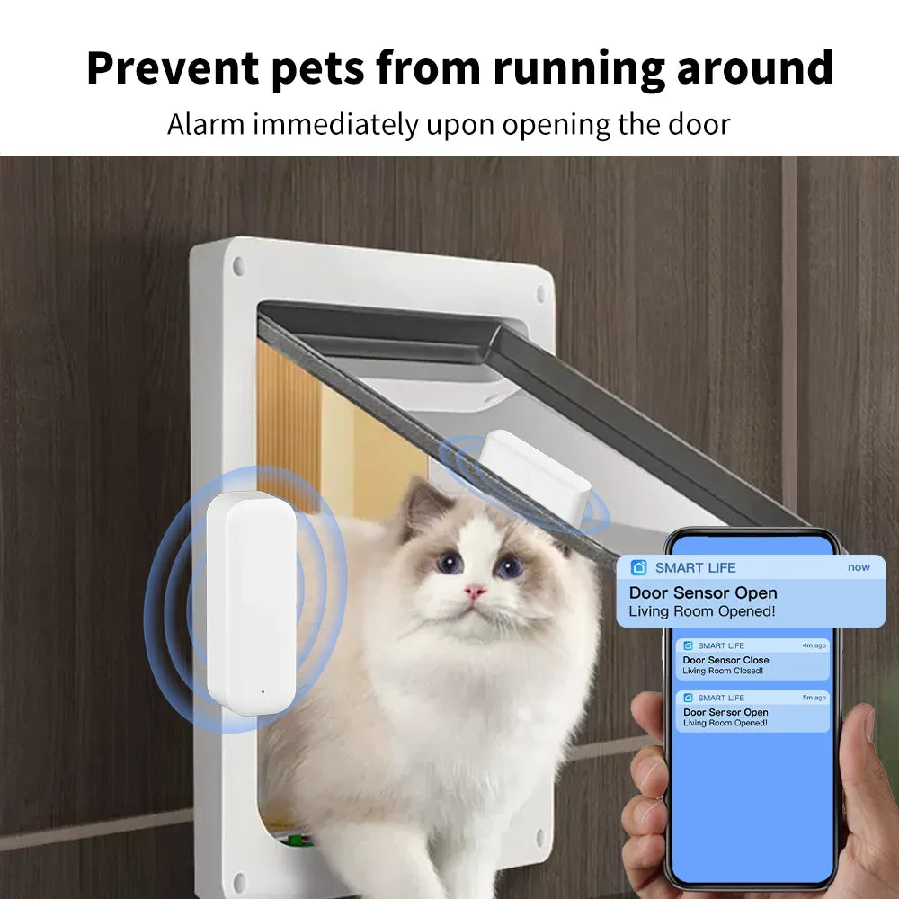 Wifi Door Sensor Window Sensor Smart Home Wireless Door Detector Smart Life APP Remote Control for Alexa Google Home