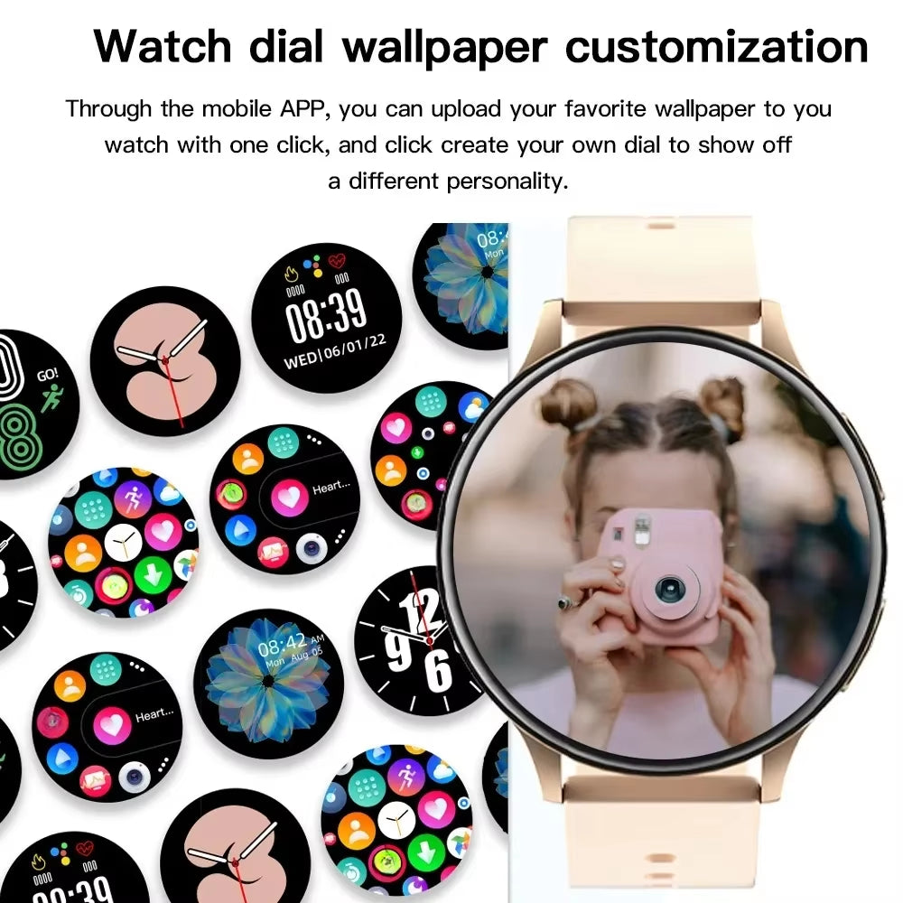 Pro New Women Delicacy Bluetooth Call Smart Watch Health Tracking Bluetooth Call Alarm Clock Smartwatches Men Smartwatch Sports