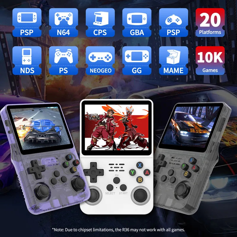 Open Source AISLPC R36S Video Game Console Linux System 3.5 Inch IPS Screen Retro Handheld Portable Pocket Video Player Boy Gift