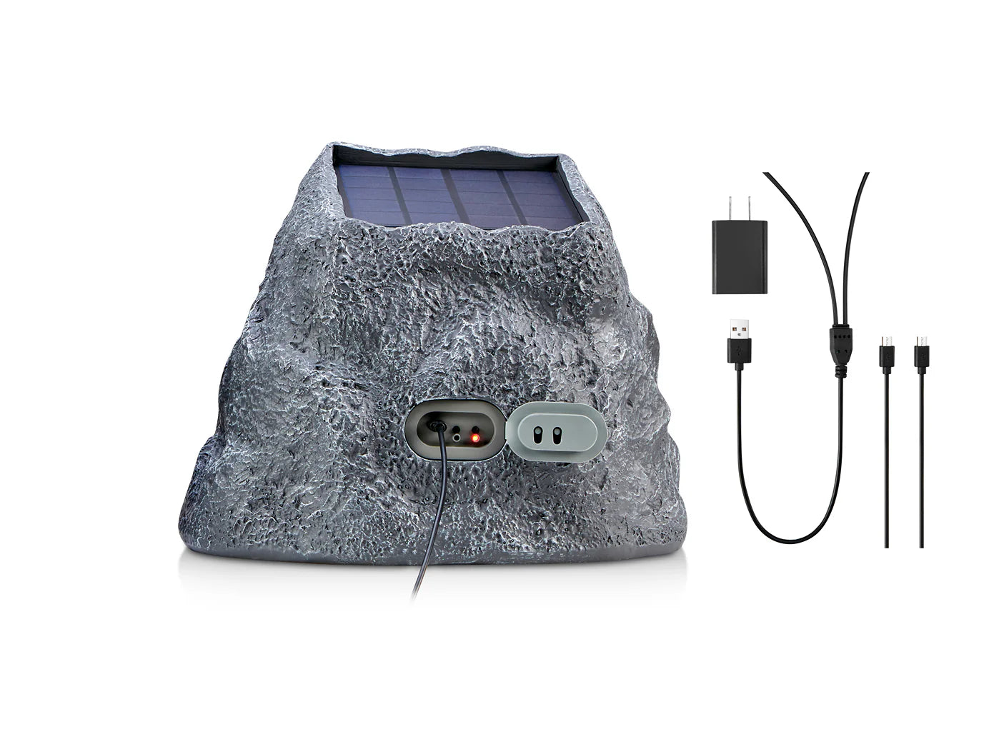 Soundpro Bluetooth Multi-Link Solar Rechargeable Wireless Rock Speaker