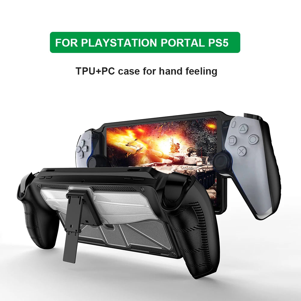 Carrying Case for PS5 Portal Case EVA Hard Carrying Case Storage Bag Anti-Scratch Travel Carry Handbag for Playstation 5 Portal