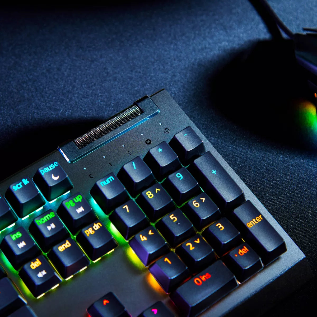 Razer BlackWidow V4 X Mechanical Gaming Keyboard featuring Razer Chroma RGB Lighting