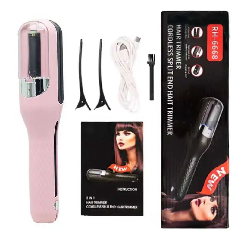 Automatic Split End Trimmer Split End Remover Professional Split End Trimmer for Damaged Hair Rechargeable Hairdresser