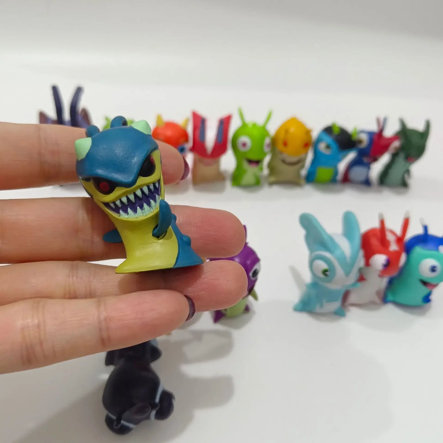 10PCS Slugterra PVC Action Figures Magical Beast Monster Kawaii Cute Anime Figure Model Collection Toys Gift for Kid Adult