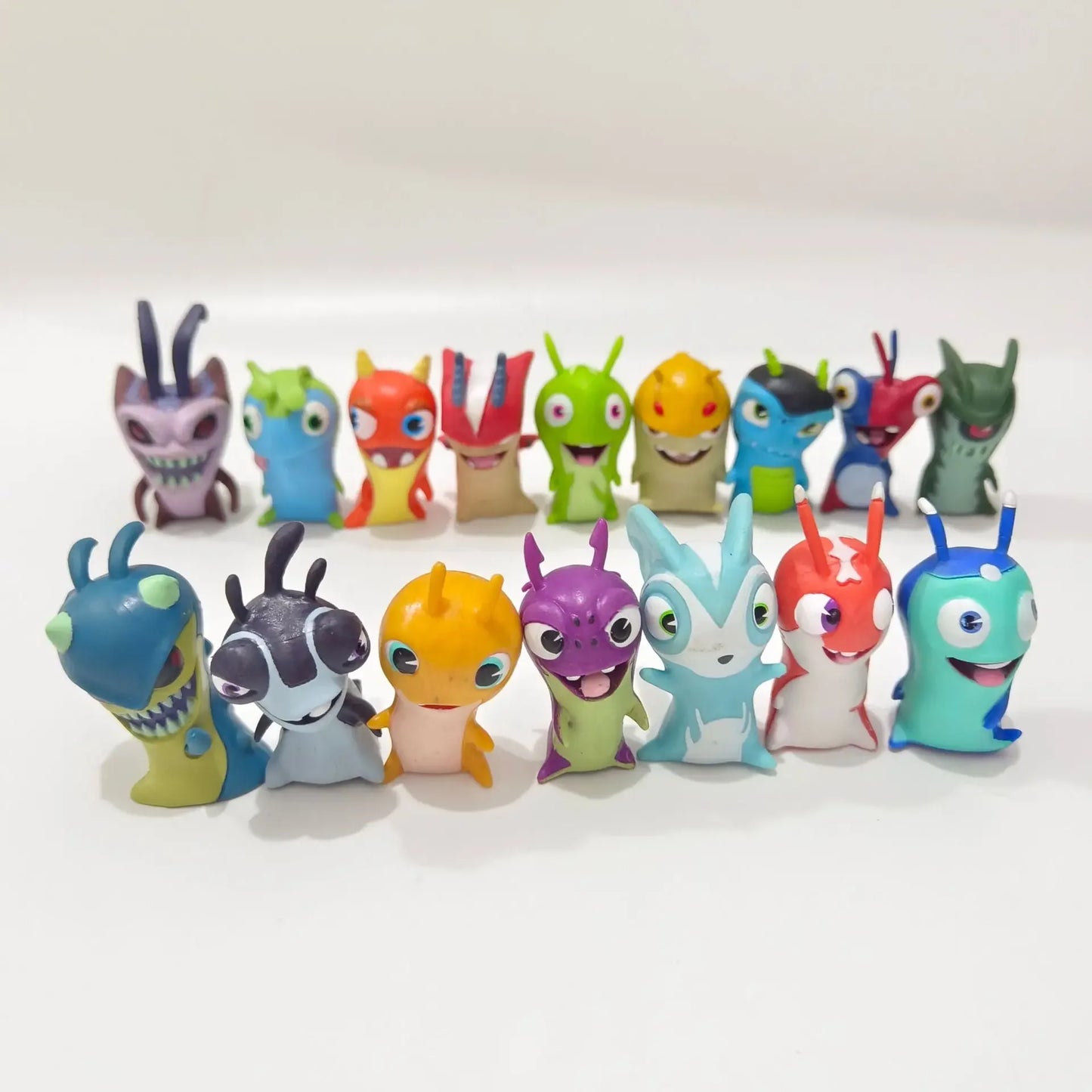10PCS Slugterra PVC Action Figures Magical Beast Monster Kawaii Cute Anime Figure Model Collection Toys Gift for Kid Adult
