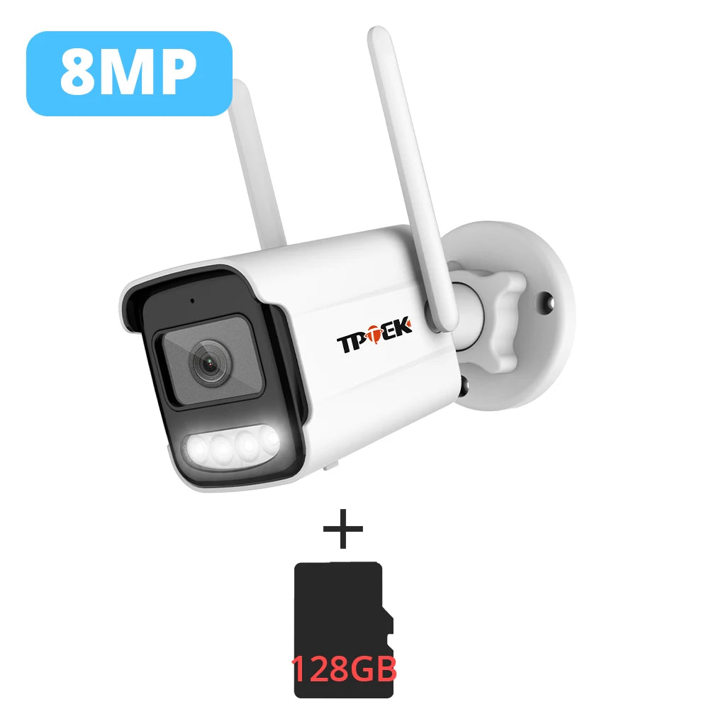 4K 8MP IP Camera Outdoor Wifi Security Camera Wireless Surveillance Wi Fi Bullet Waterproof IP Video Home Camara Camhi Camhipro
