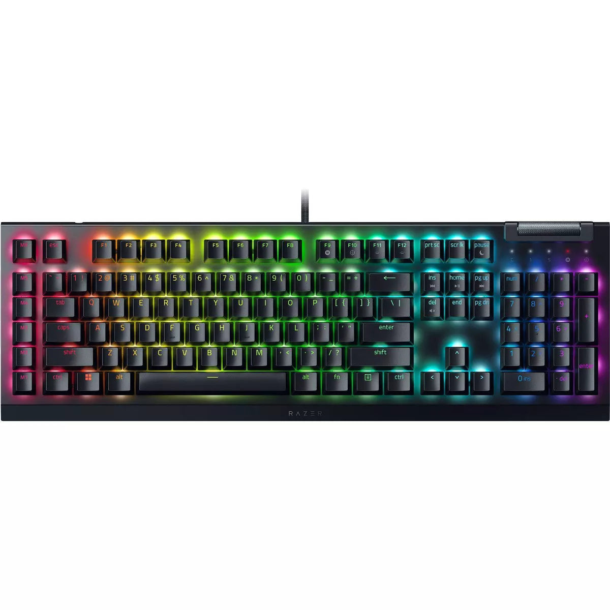 Razer BlackWidow V4 X Mechanical Gaming Keyboard featuring Razer Chroma RGB Lighting