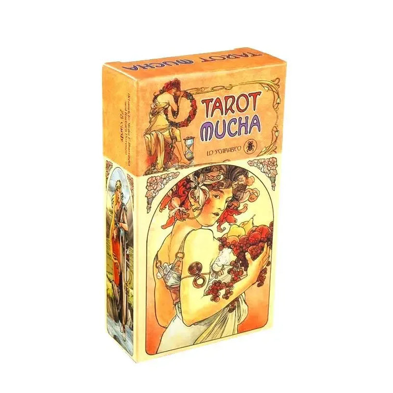 HOT 400 Style Tarot Cards Oracle Golden Art Nouveau the Green Witch Universal Celtic Thelema Steampunk Tarot Board Deck Games