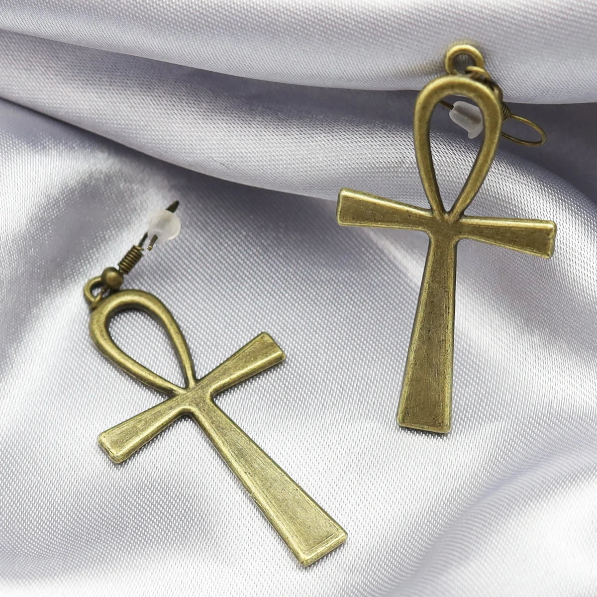 Vintage Egyptian Life Big Ankh Cross Pendant Long Chain Choker Necklace Jewelry Fashion Unisex Accessories Dropshipping