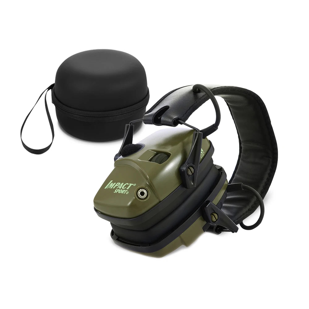 Shooting Electronic Ear Protection Safety Earmuffs Impact Noise Reduction Slim Hearing Protector for Huning Nrr22Db