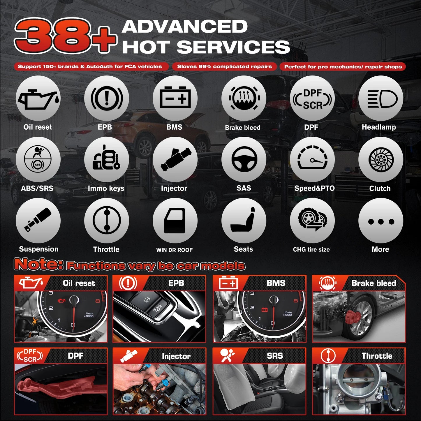 Autel Maxicom MK808BT PRO Car Bi-Directional Diagnostic Tools OBD2 Scanner Code Reader All System Diagnosis PK MX808S MK808S