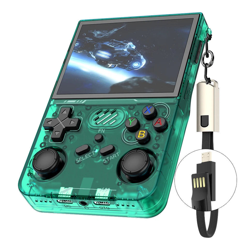 R36S Updated R36XX Retro Handheld Game Console Linux ARKOS 3.5Inch IPS Screen Portable Pocket Video Player Wi-Fi Games Kid Gift