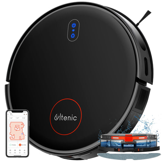 Robot Vacuum and Mop: Vibration Mopping, 3000Pa Suction, APP Control, Works with Alexa and Google Home