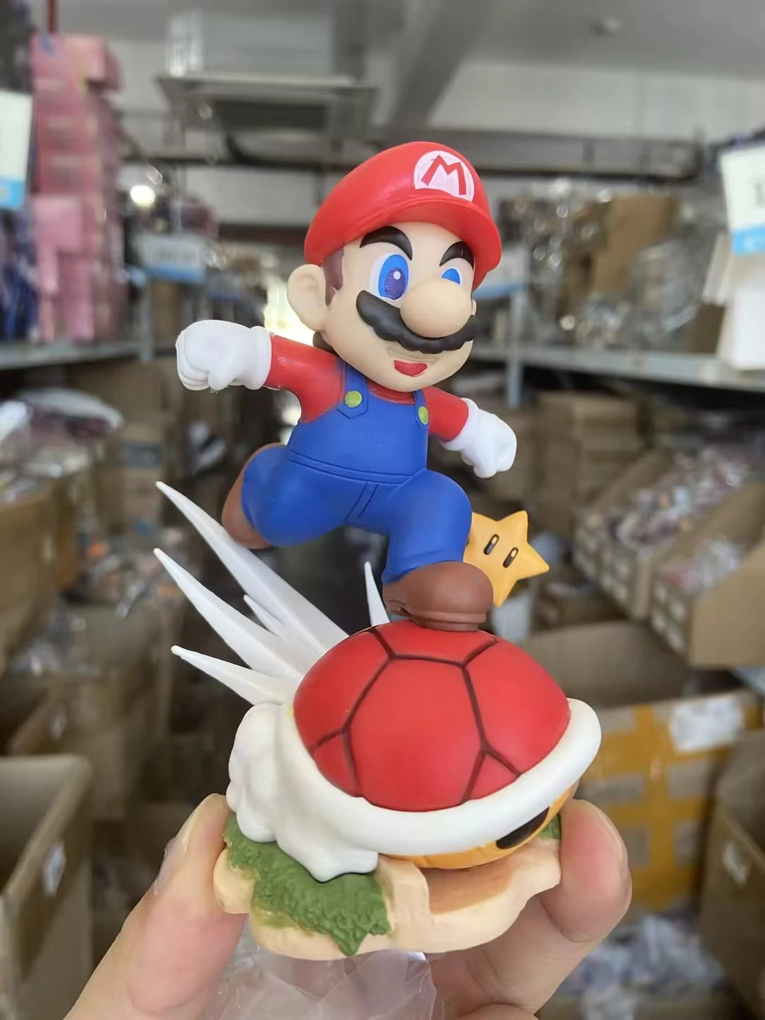 Super Mario Anime Figure Cartoon Grand Running Mario Bros Anime Action Figurine PVC Statue Model Collection Desk Doll Toy Gifts