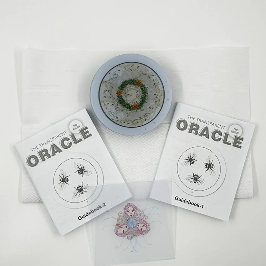 78 Cards the Transparent Oracle PVC Cards Paper Manual with White Cloth Card Games