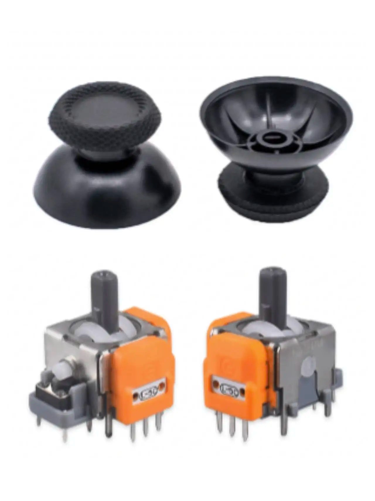 Replacement Hall Effect 3D Analog Joystick for Playstation 5 Dualsense PS5 Controller Thumbstick Repair Parts Kit