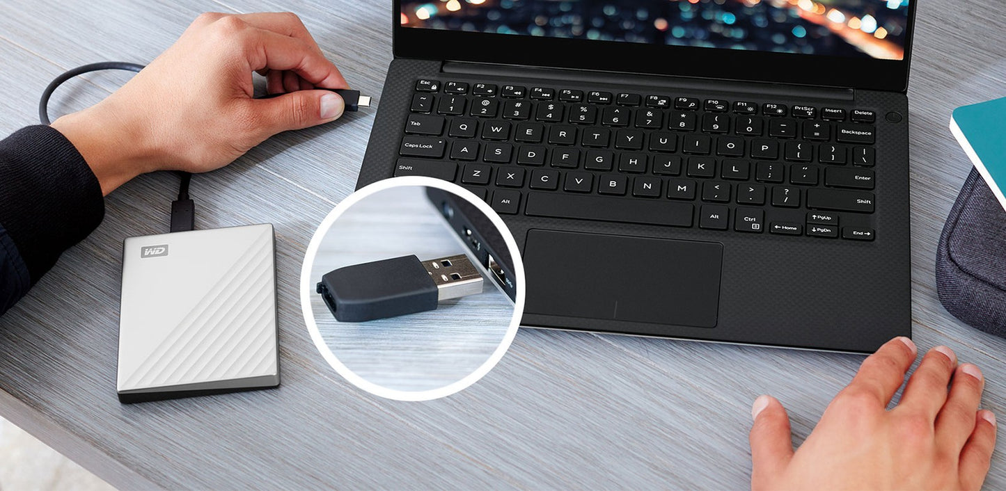WD 2TB My Passport Ultra Portable External Hard Drive HDD-WDBC3C0020
