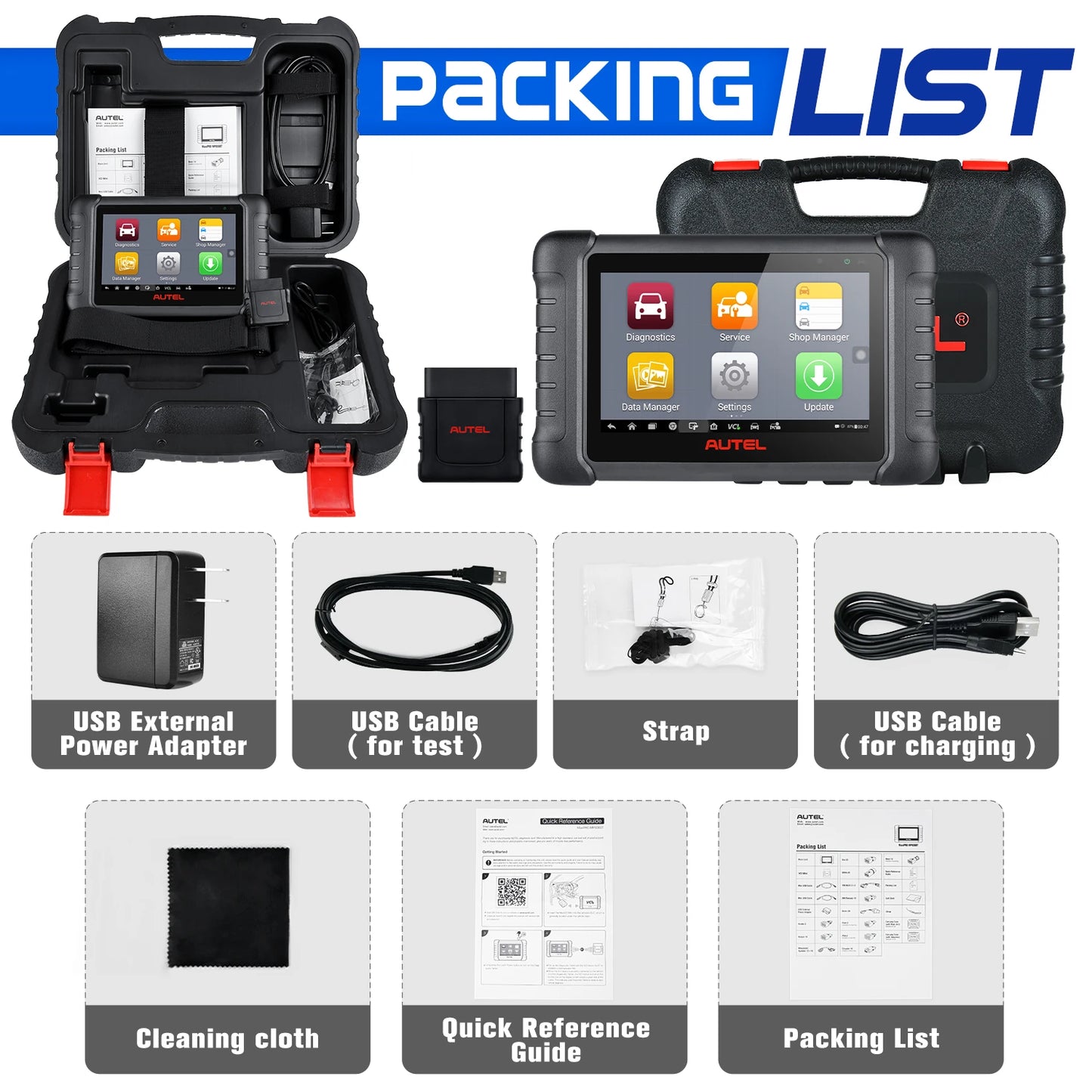 Autel Maxipro MP808BT PRO Auto Diagnostic All System Scanner Upgrade of DS808 Same Function as MS906
