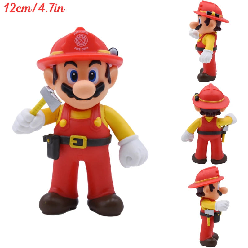 MARIO Series Princess Peach Bowser Cool PVC Action Figure Toys Mario Bros Koopa Troopa Donkey Kong Cappy Anime Model Dolls Gifts