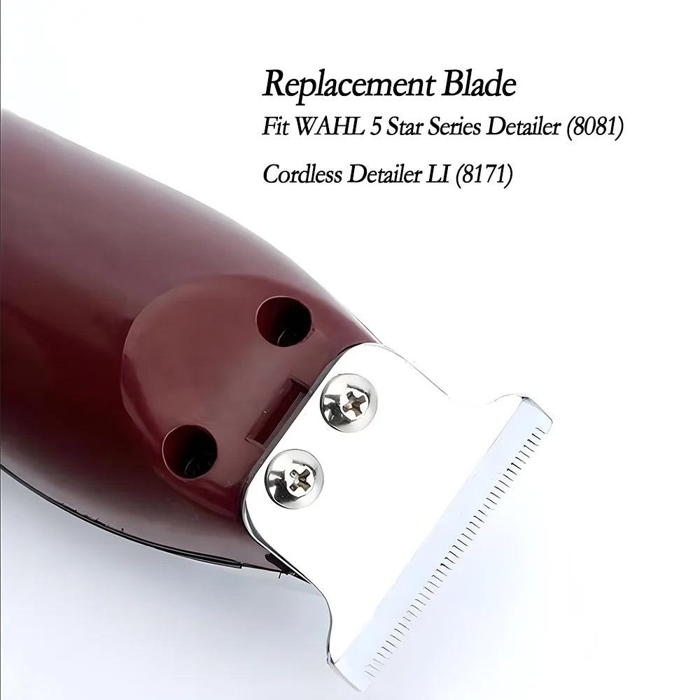 Professional T-Wide Replacement Trimmer Blade Fit for Wahl 5 Star Series Detailer and Cordless Trimmer for Barbers and Stylists