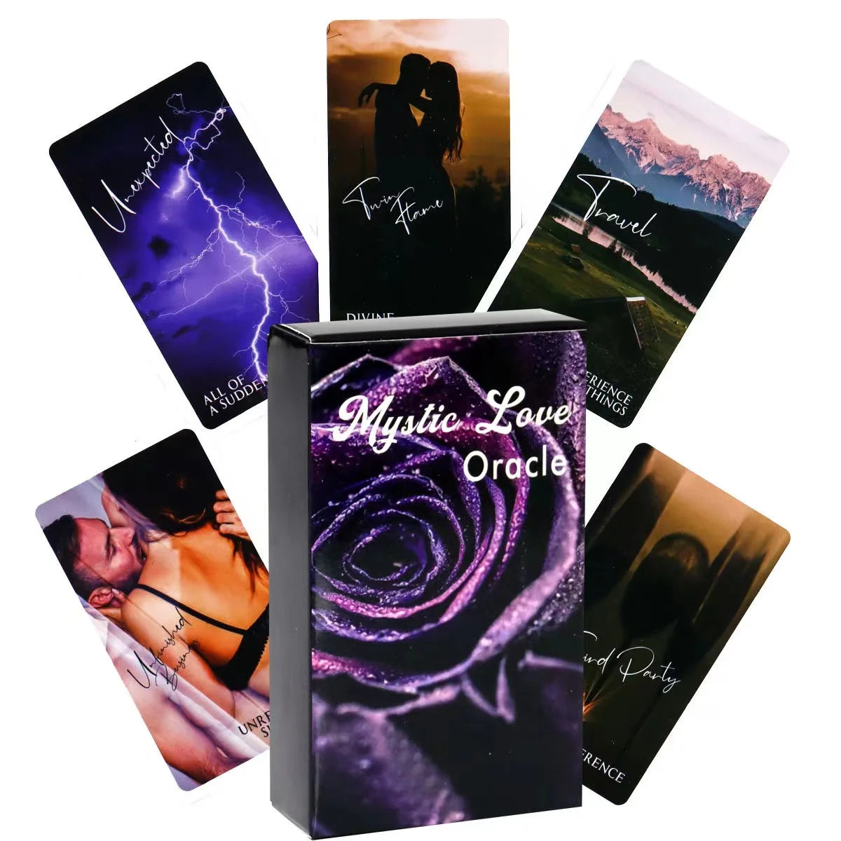 Mystic Love Oracle Cards a 79 Tarot Card Board Game Party Mystical Tarot Divination Tools Table Tarot Deck Party Favor