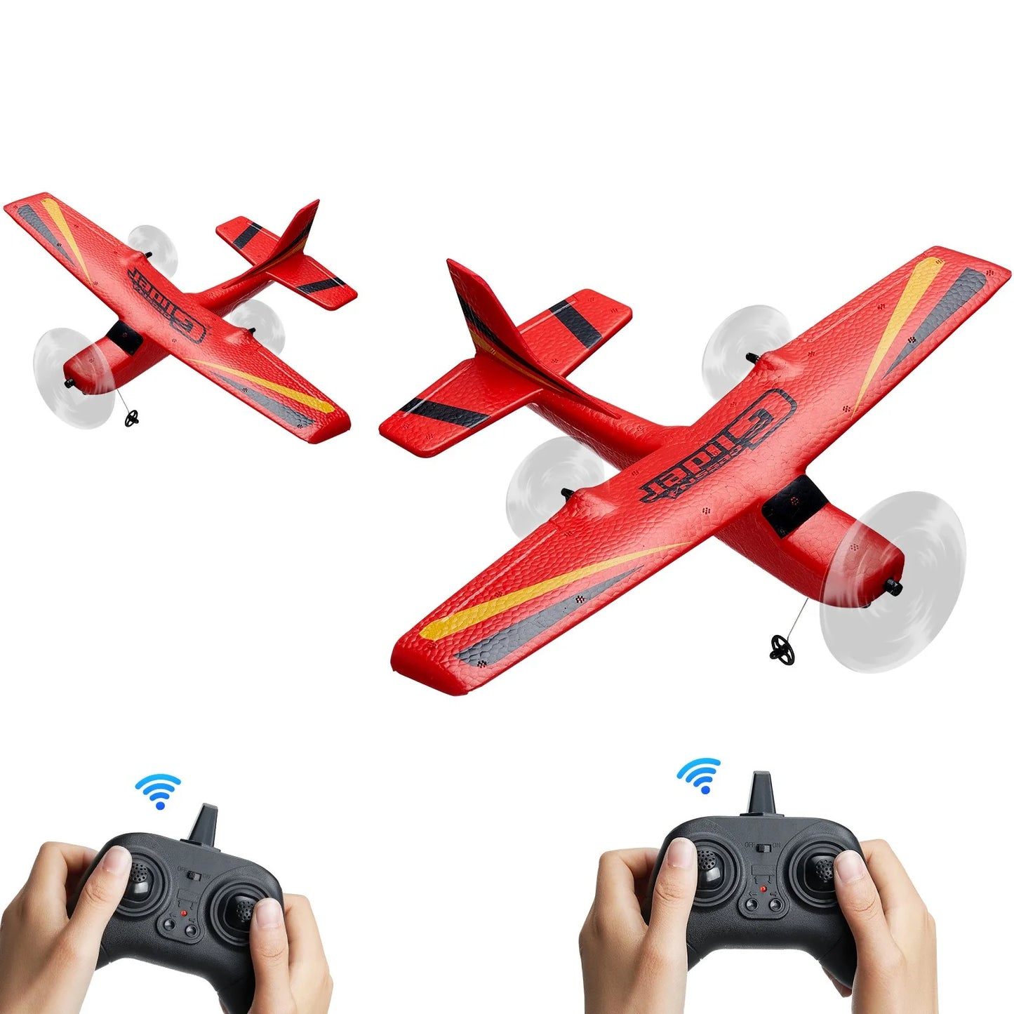 RC Airplane EPP Foam RC Plane Toy with 2.4 Ghz Remote Control 2 Batteries