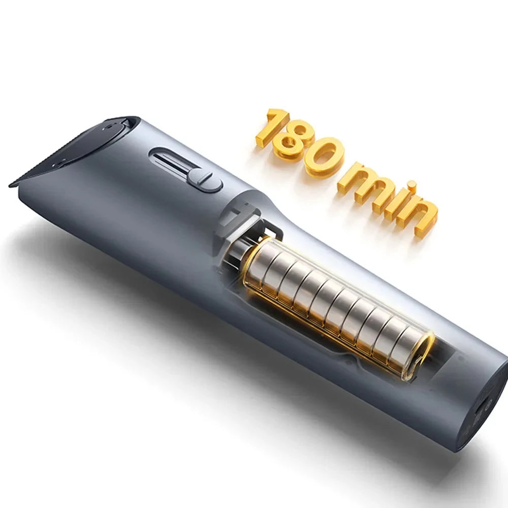 Hair Clipper 2 Household Wireless Trimmer Cutting Barber IPX7 Titanium Alloy Blade Men Sideburns Electric Shaver