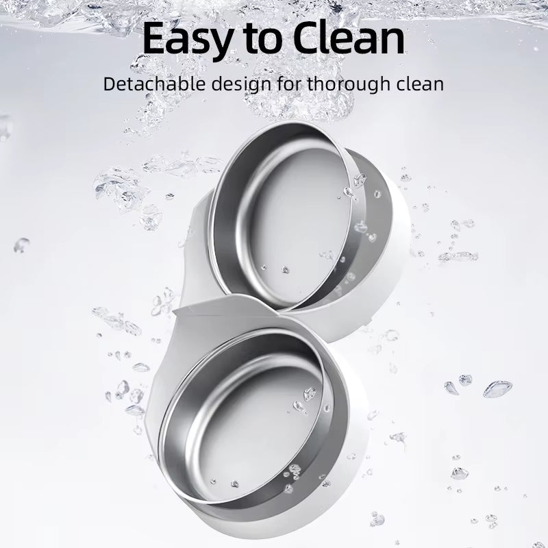 Only Stainless Steel Single & Double Bowl Accessories for 4L Automatic Pet Feeder Cat Food Dispenser without Pet Feeder