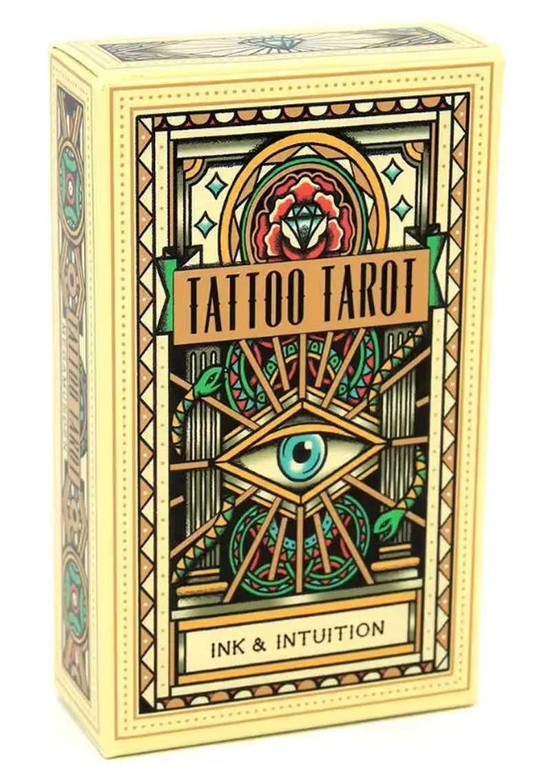 HOT 400 Style Tarot Cards Oracle Golden Art Nouveau the Green Witch Universal Celtic Thelema Steampunk Tarot Board Deck Games