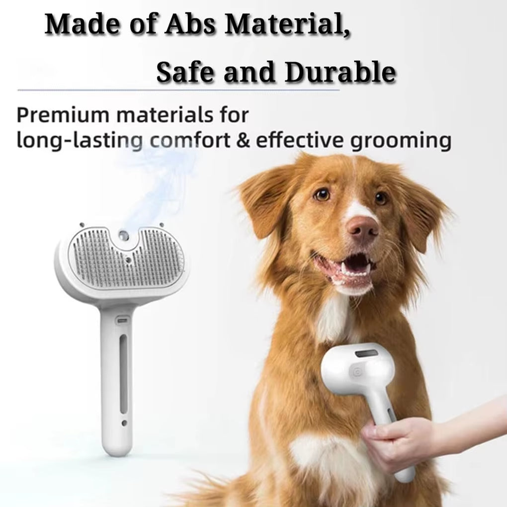 Revolutionary Steam Spray Grooming Brush for Dogs – Luxury Pet Grooming Made Easy
