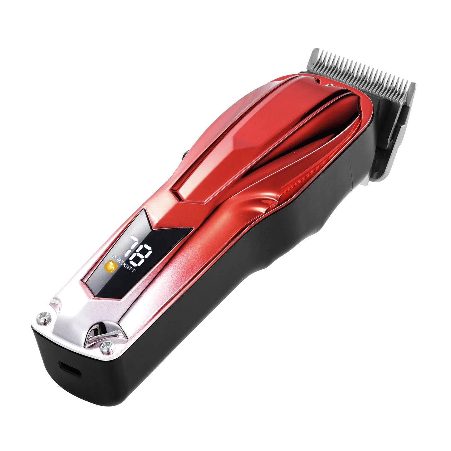 Professional Hair Clipper Men'S Barber Clipper 6800RPM with LCD Display