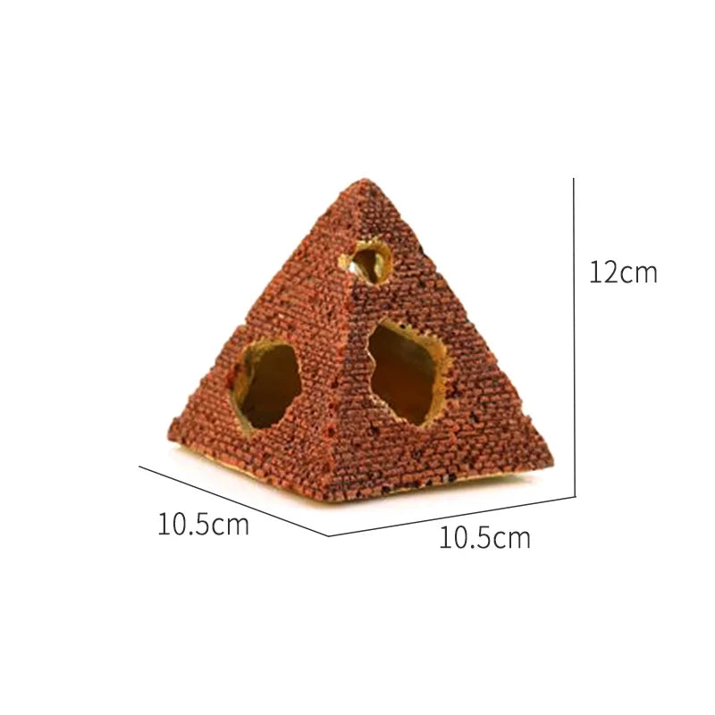 Fish Tank Reptile Box Landscaping Decoration Creative Resin Ornament Lizard Gecko Tree Root Hide Cave Amphibians Terrarium Decor