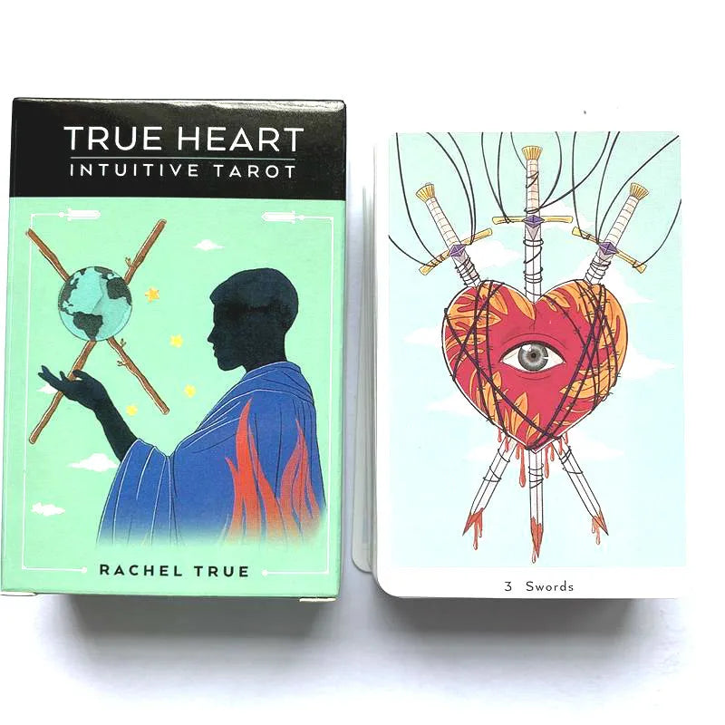 NEW True Heart Intuitive Tarot Cards 2021 New Tarot for Beginners with Guidebook Card Game Board Game Exquisite and Guidebook