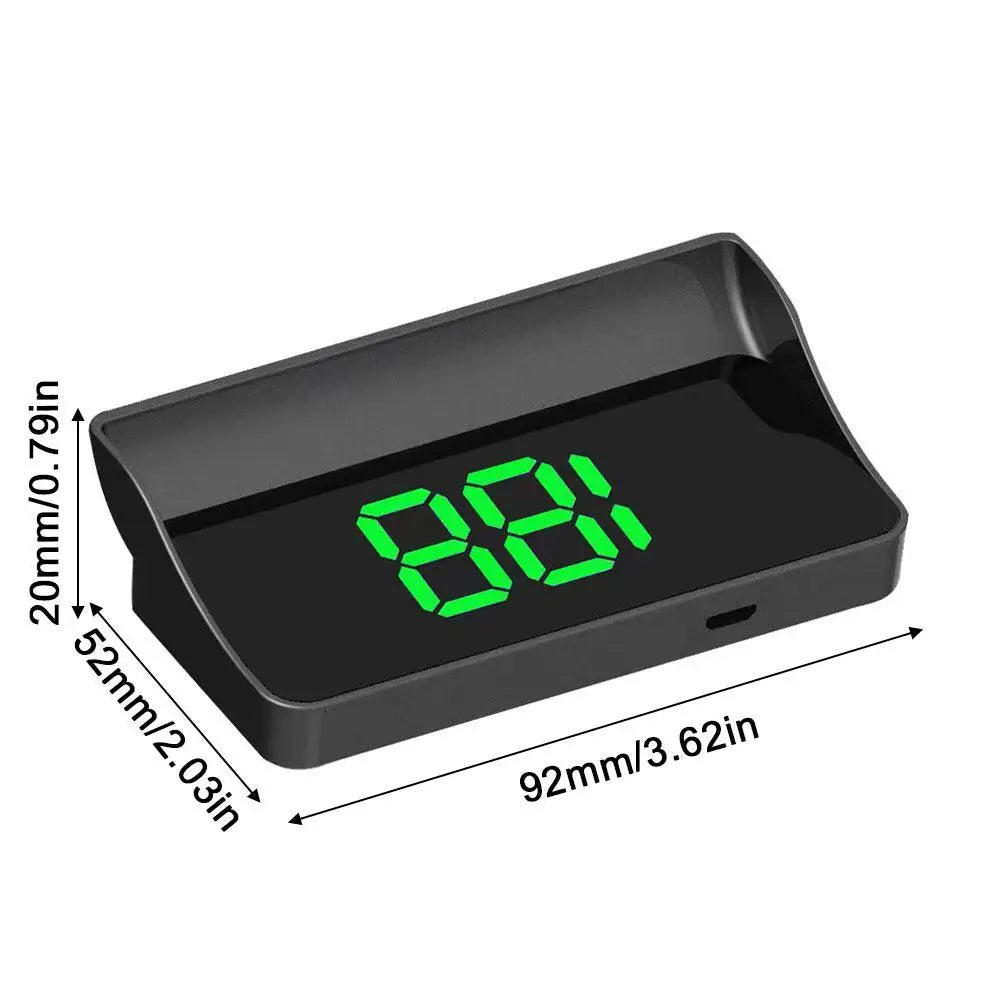 Car Head up HD Display GPS Speedometer Speed KMH Digital HUD Windshield Projector for All Cars Auto Electronics Accessories
