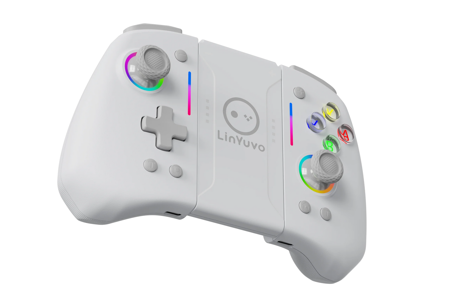 Wireless Joystic for Switch/Oled Support Wake Up, Gyro Axis, Turbo, Dual Vibration with Dazzling Lights KS42