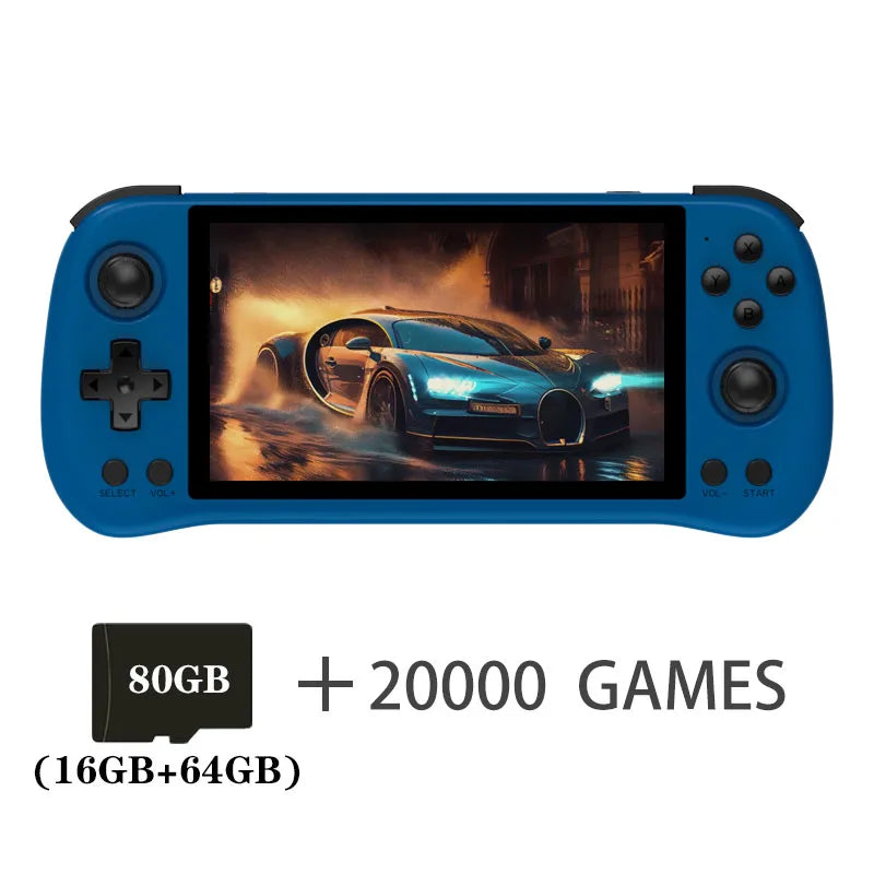 X55 5.5 INCH 1280*720 IPS Screen RK3566 Handheld Game Console Open-Source Retro Console Children'S Gifts
