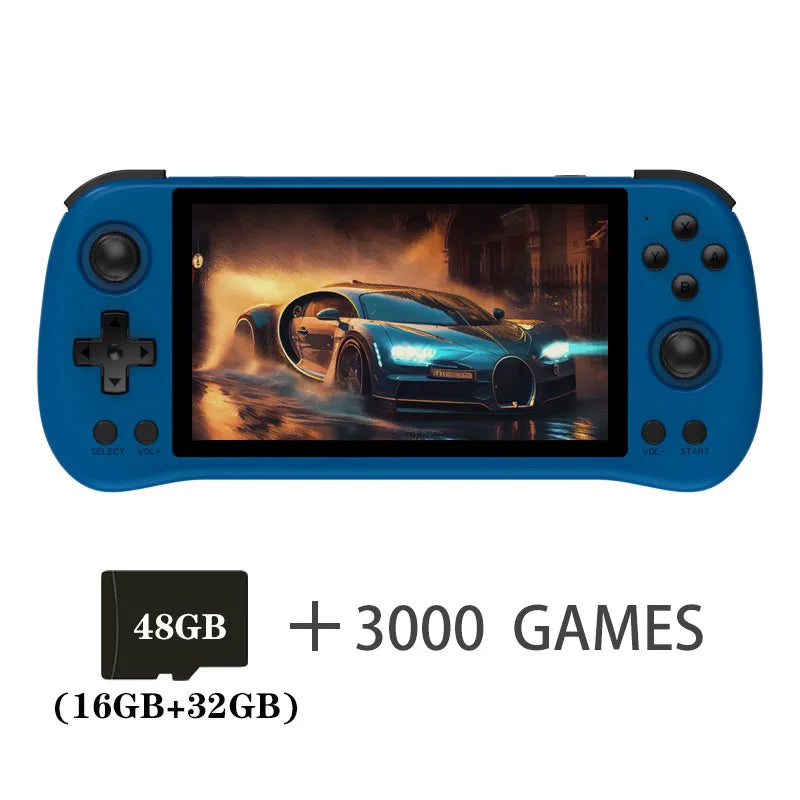 X55 5.5 INCH 1280*720 IPS Screen RK3566 Handheld Game Console Open-Source Retro Console Children'S Gifts