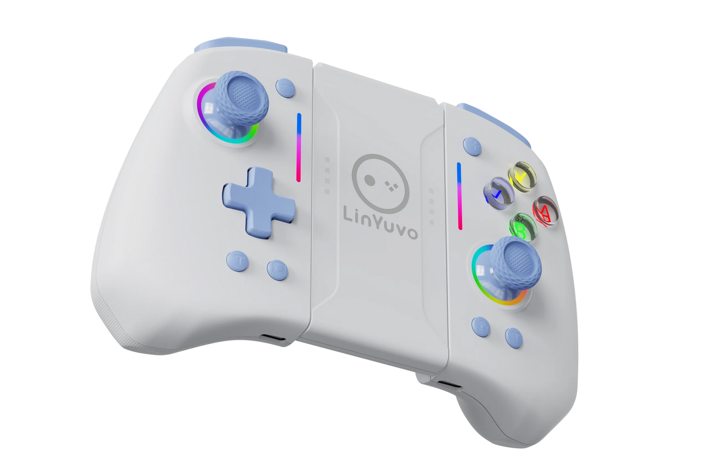 Wireless Joystic for Switch/Oled Support Wake Up, Gyro Axis, Turbo, Dual Vibration with Dazzling Lights KS42