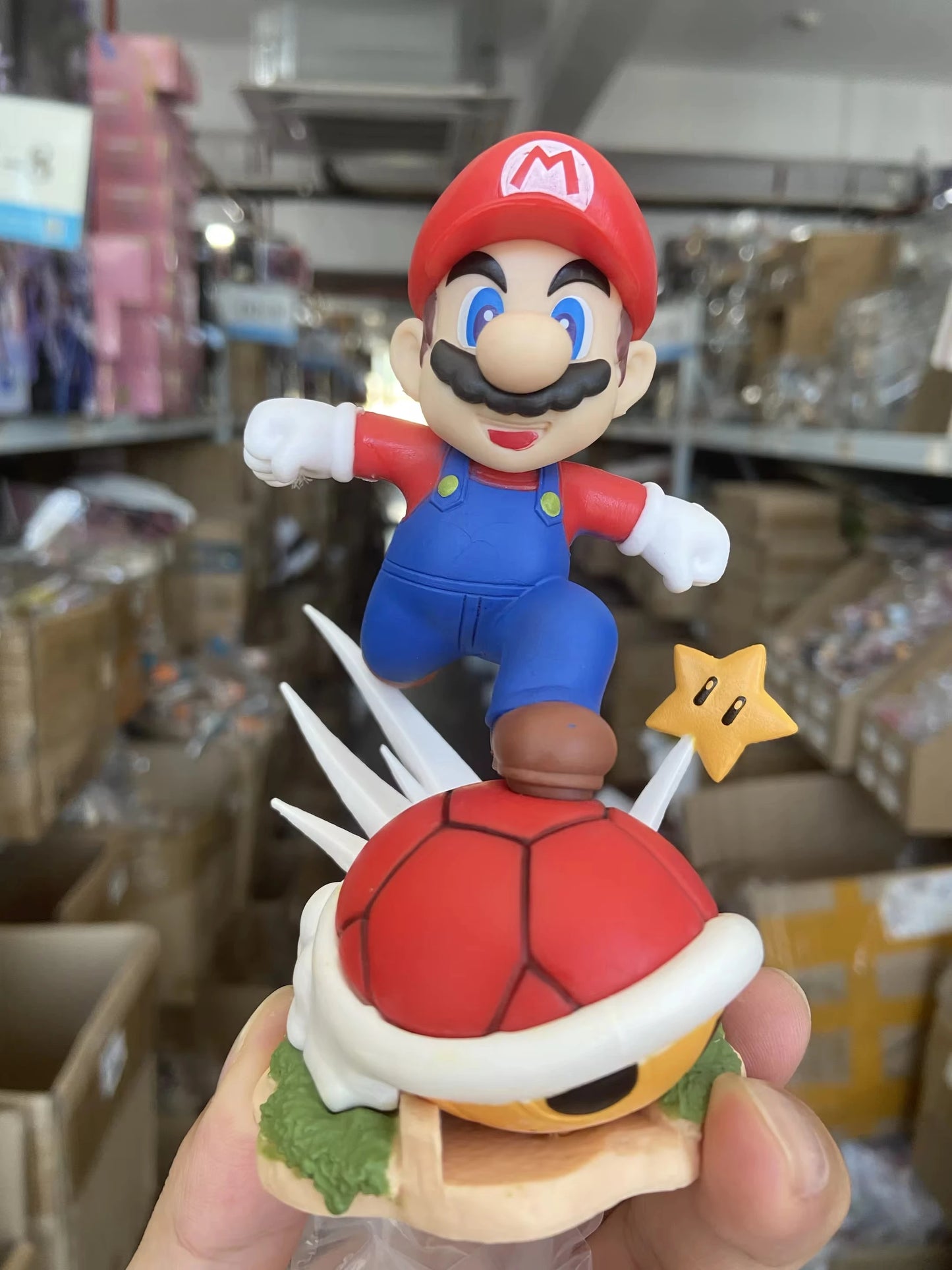 Super Mario Anime Figure Cartoon Grand Running Mario Bros Anime Action Figurine PVC Statue Model Collection Desk Doll Toy Gifts