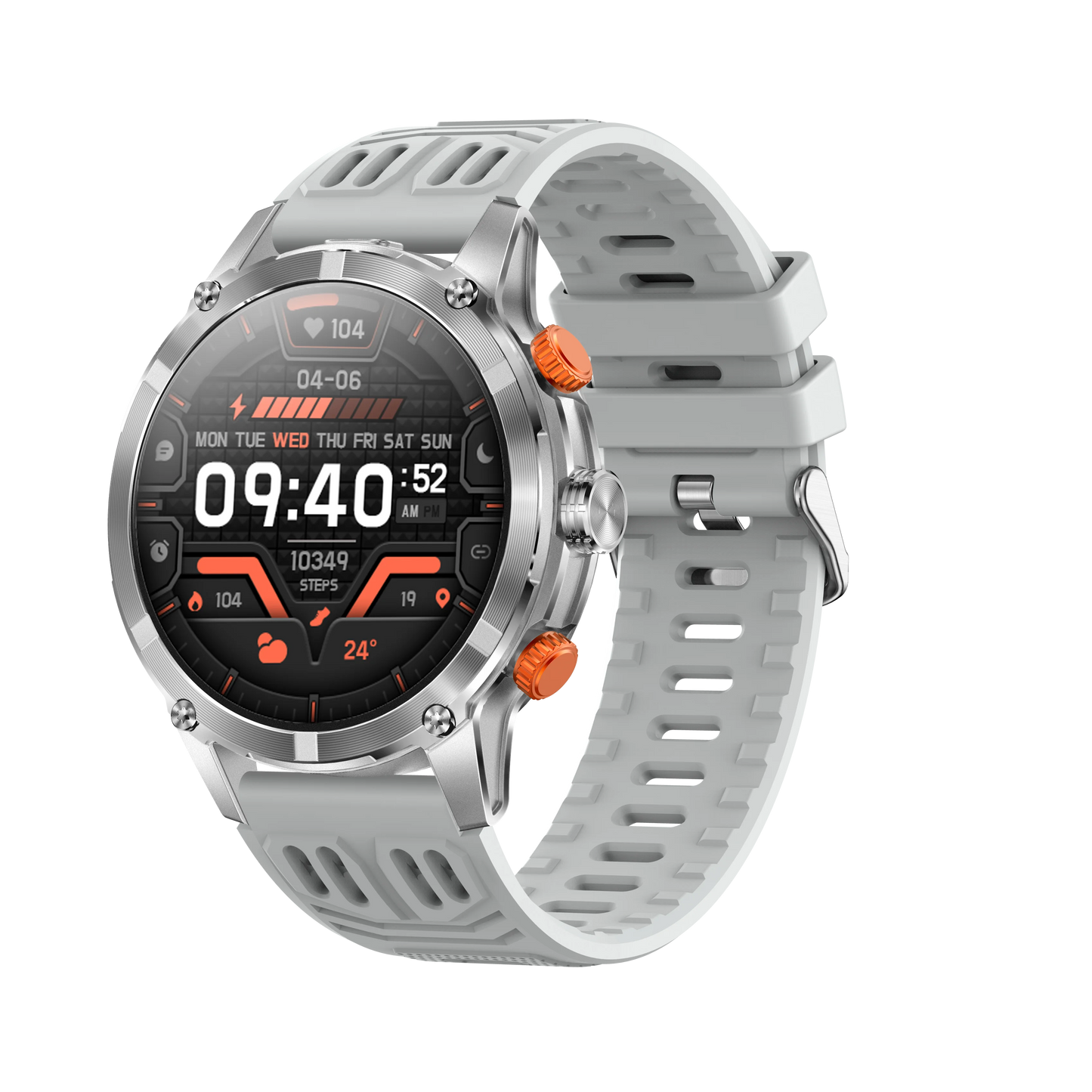 CF55 Smart Watch Men Outdoor Sport Fitness Tracker Large Screen LED Smartwatch 1.7Inch BT Calling Health Monitoring Smartwatches