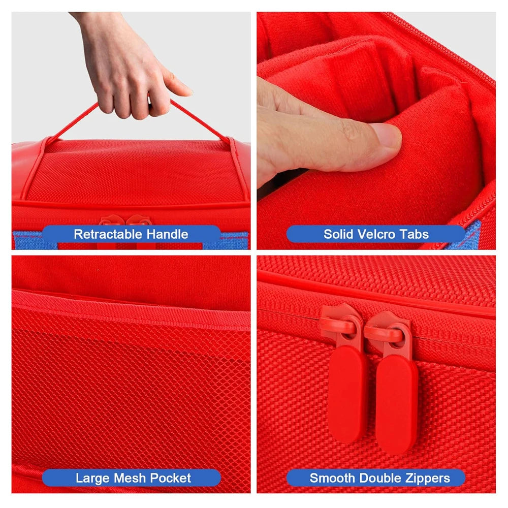 Large Carrying Protective Case for Nintendo Switch OLED Console Pro Controller Travel Storage Bag Case for Switch Accessories