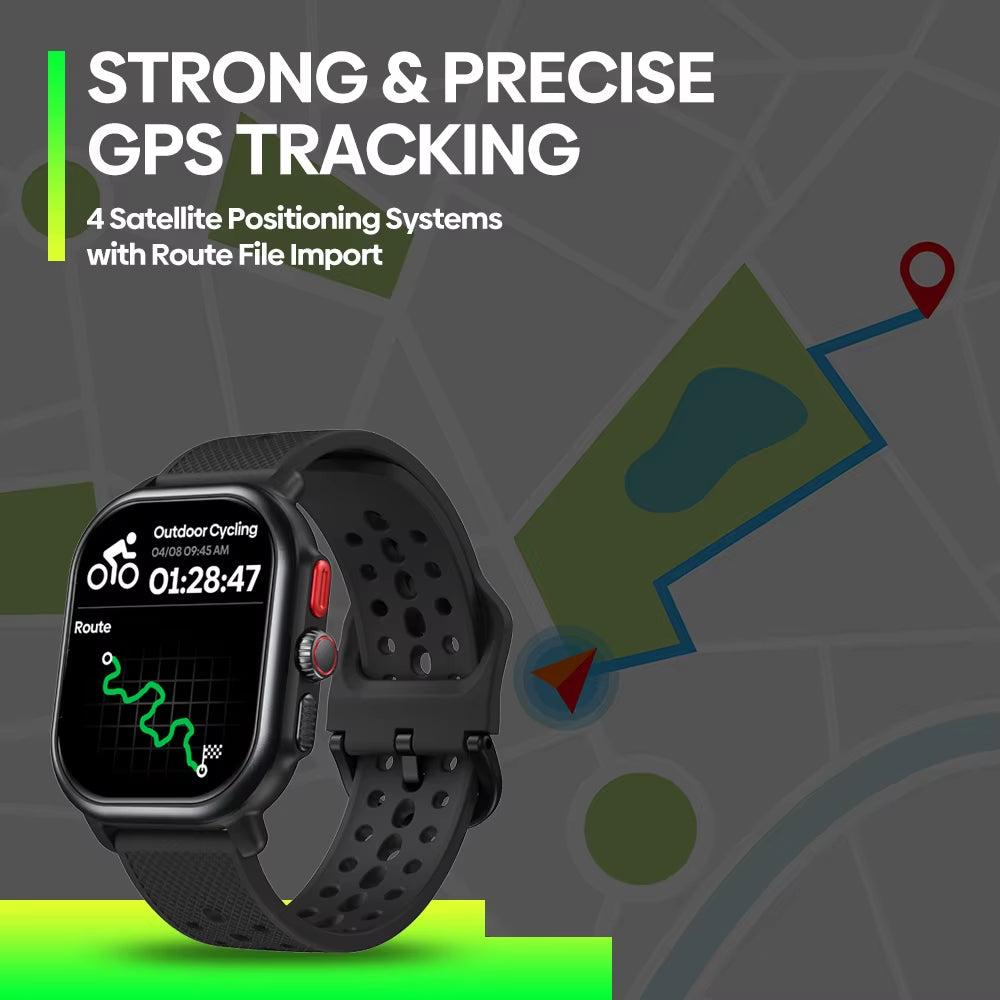 New beyond 3 Pro GPS Smart Watch Built-In GPS & Route Import 2.15" AMOLED Display Make/Receive Phone Calls Smartwatch