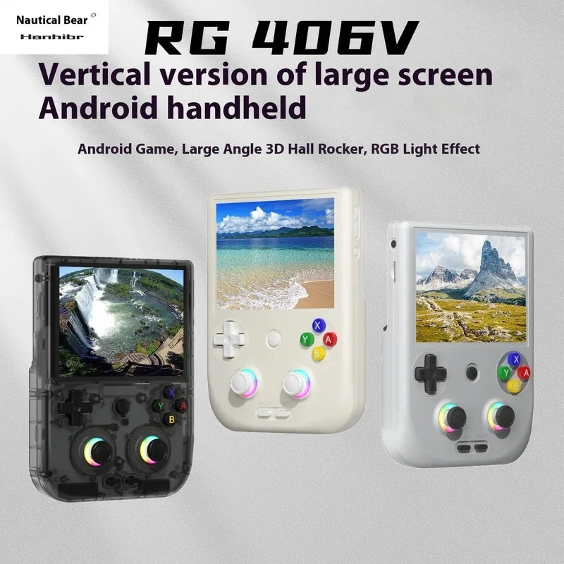 Rg406V Android King Genshin Impact Touch Screen Wireless Game Console Ps2 Compatible Handheld Gaming Device for Online Play