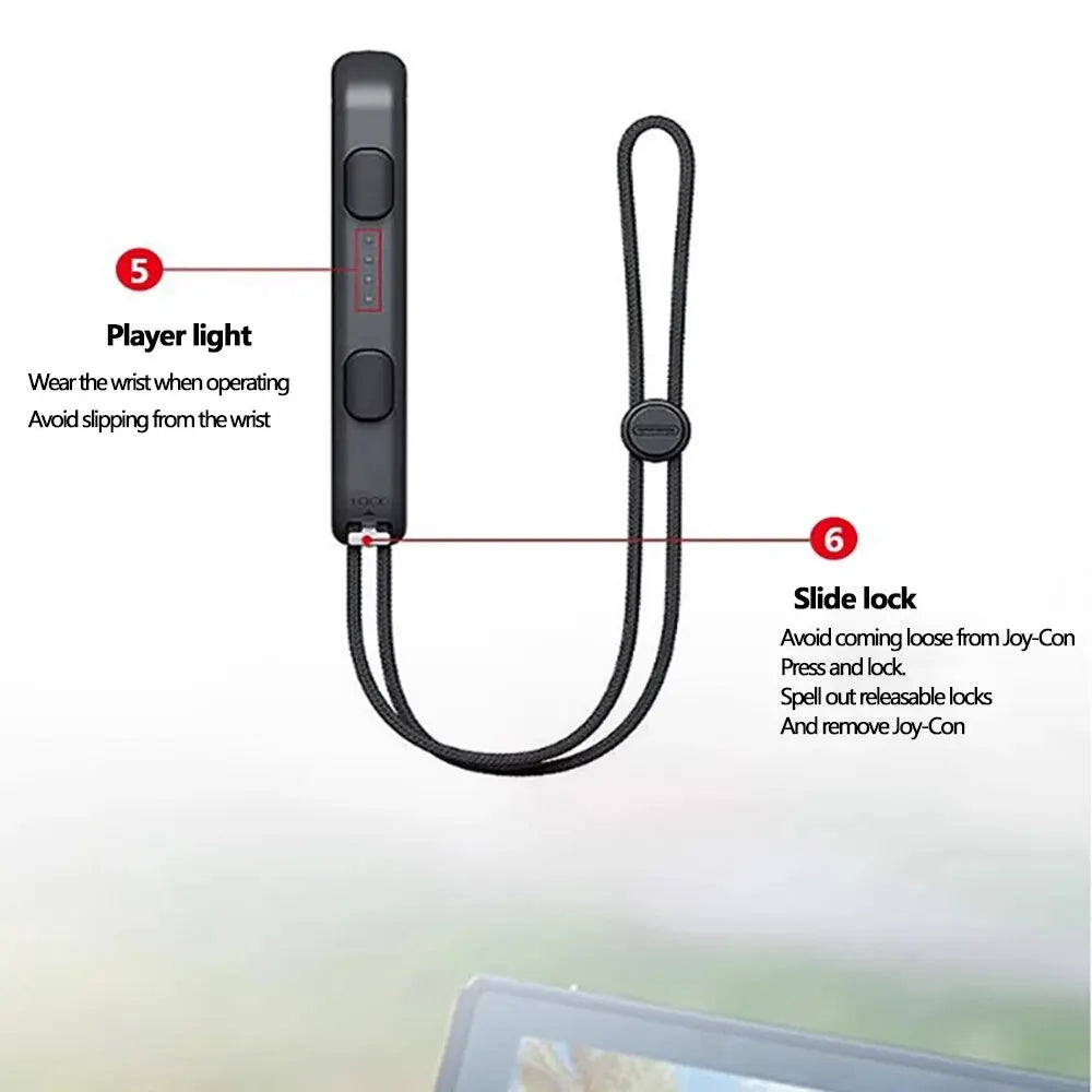 for Nintend Switch & OLED Gamepad Controller Gamepad Hand Rope Joy-Con Wrist Strap Laptop Video Games Accessories