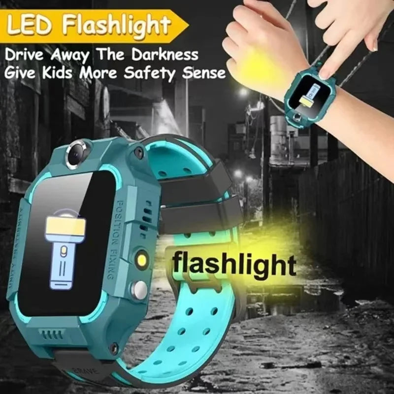 Kids 4G Smart Watch SOS GPS Location Sim Card Call Camera Child Smartwatch Camera Waterproof Watch Gift for IOS Android