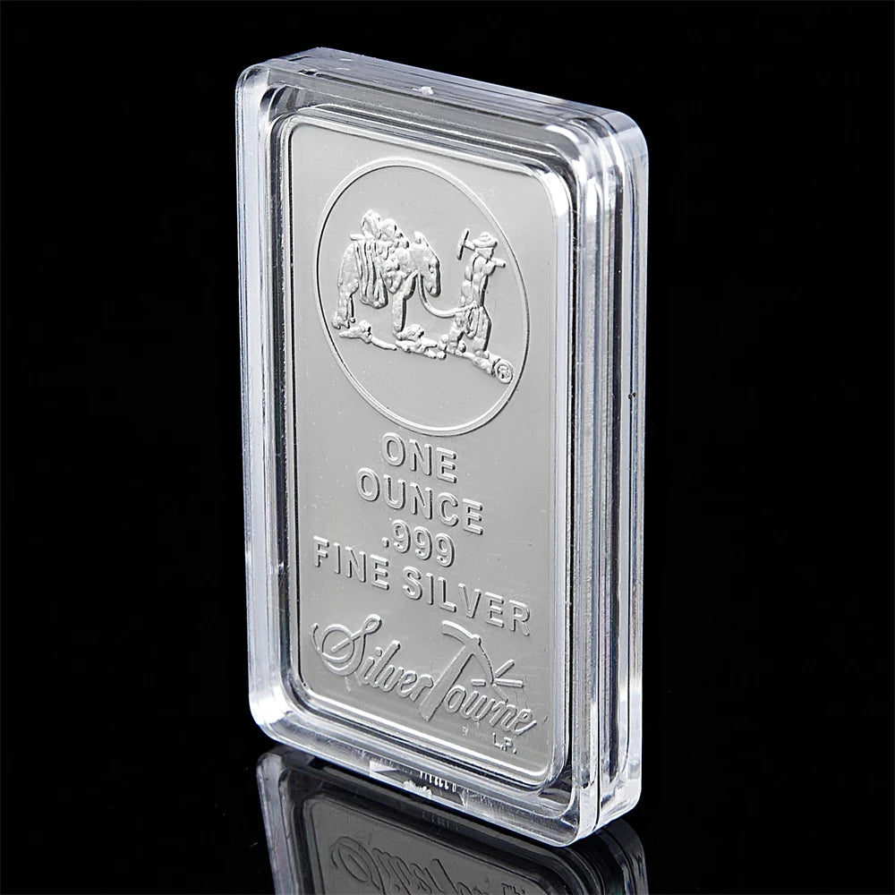 American Prospector 1OZ 999 Value Fine Silver Bullion Bar US Union Metal Coin Collectible
