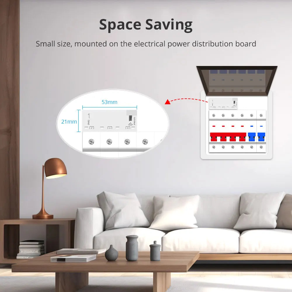 Smart Energy Meter 3 Phase 4 Wire Power Monitor Sensor Zigbee 2MQTT Home Assistant Control 208V 415V