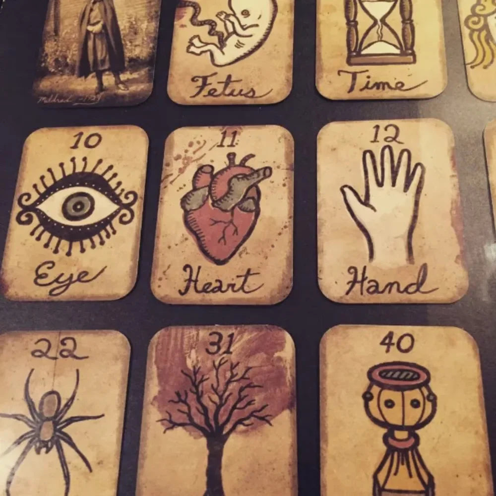 6.3*8.9Cm Mildred'S Secret Pocket Oracle Deck 88 Pcs Oracle Cards DELUXE EDITION