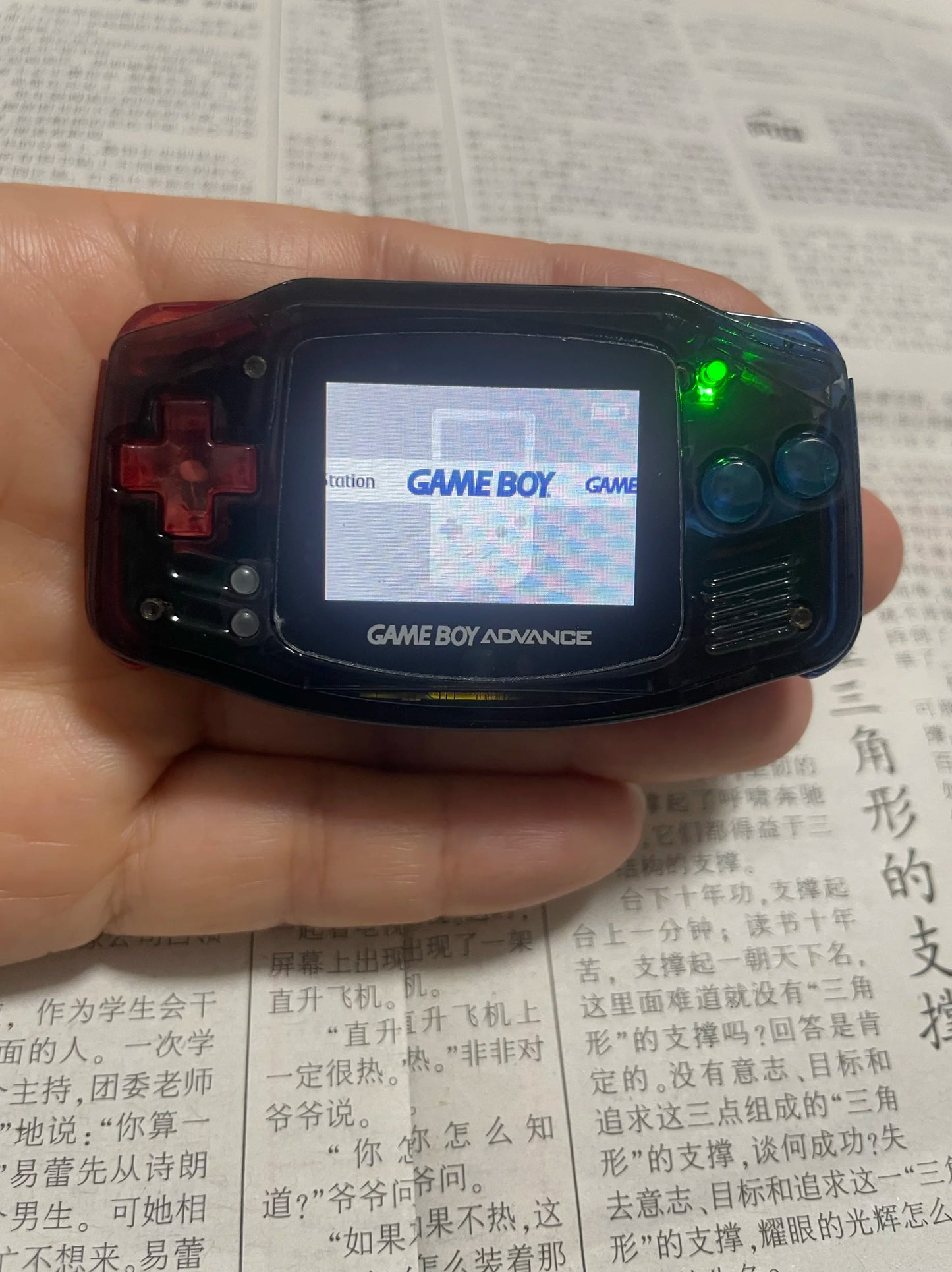Mini GBA Handheld Game Console 240*160 Display Resolution Custom Portable Game Console IPS Screen Battery Life of 2.5 Hours Gift